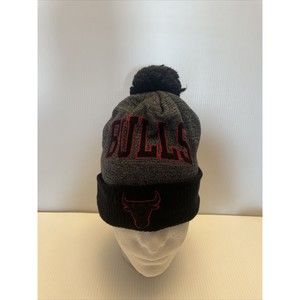 NBA Chicago Bulls knit beanie hat cap Mitchell & Ness basketball OSFM